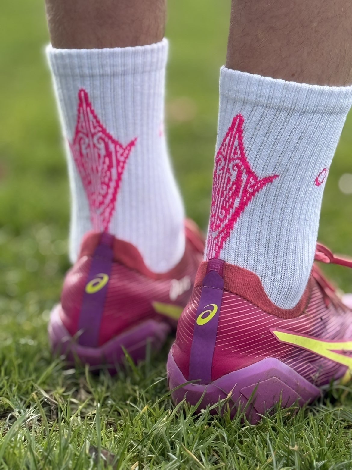 Mana Grips on the pitch